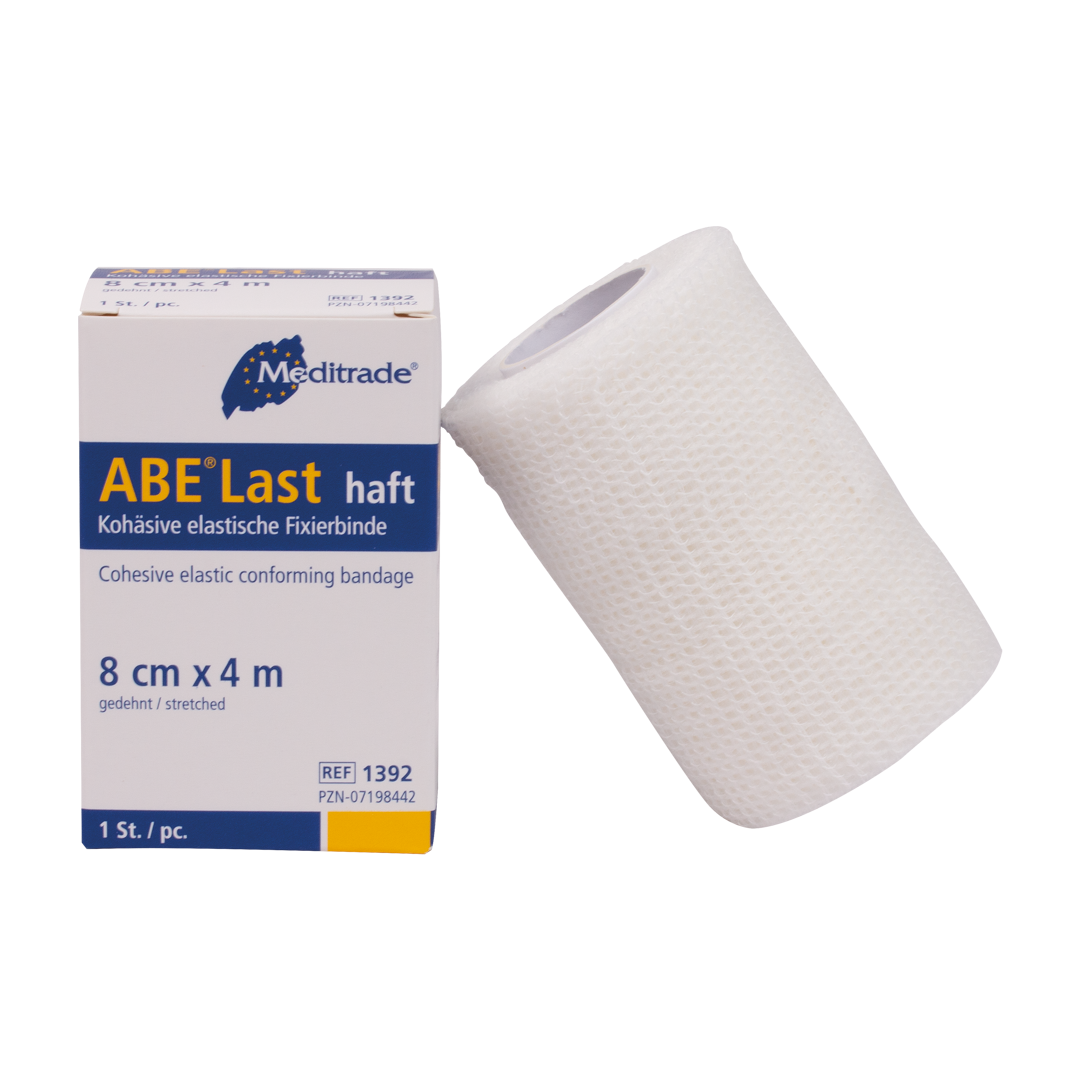 ABE® Last® haft kohäsive Fixierbinde 8 cm x 4 m