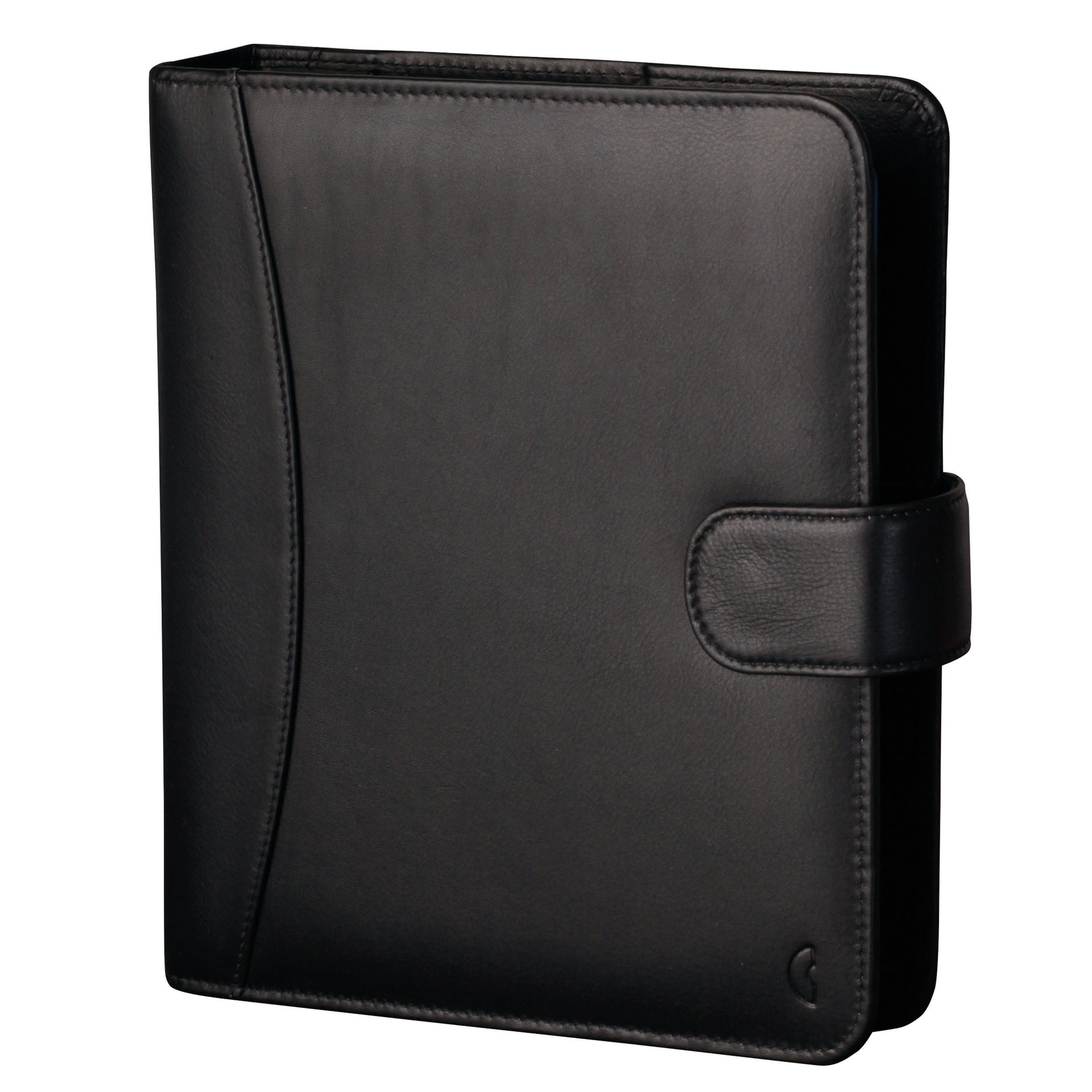 Timer Compact 22x24cm Vollrindleder schwarz