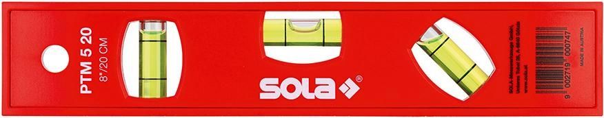 Wasserwaage Sola Kunststoff PTM 5 20CM m. Magnet