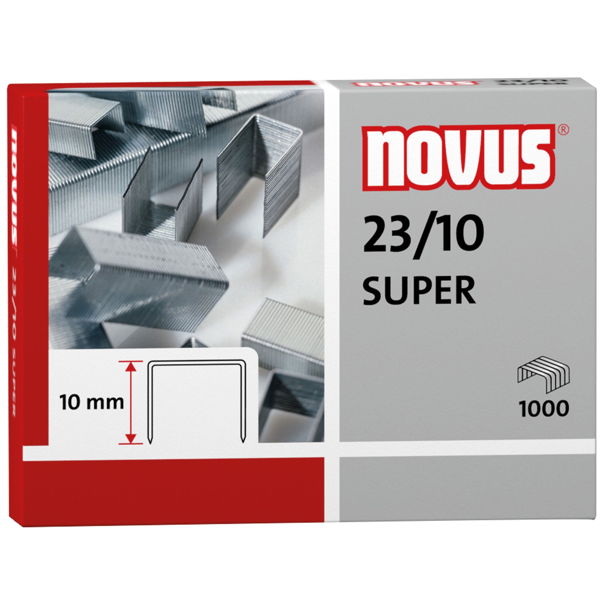 Heftklammer 23/10 verzinkt 1.000 St./Pack.