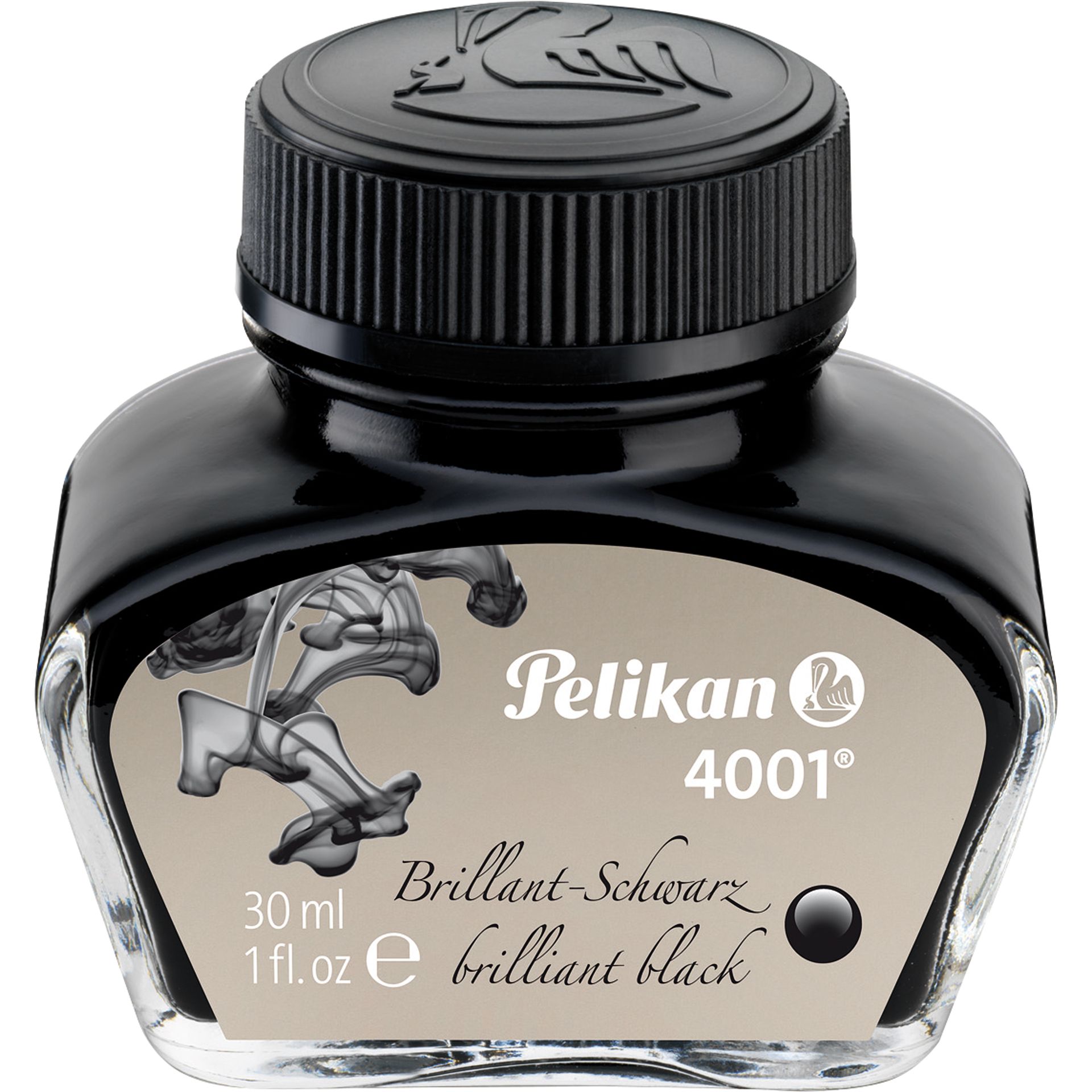 Tinte 4001 30ml Glas brillantschwarz