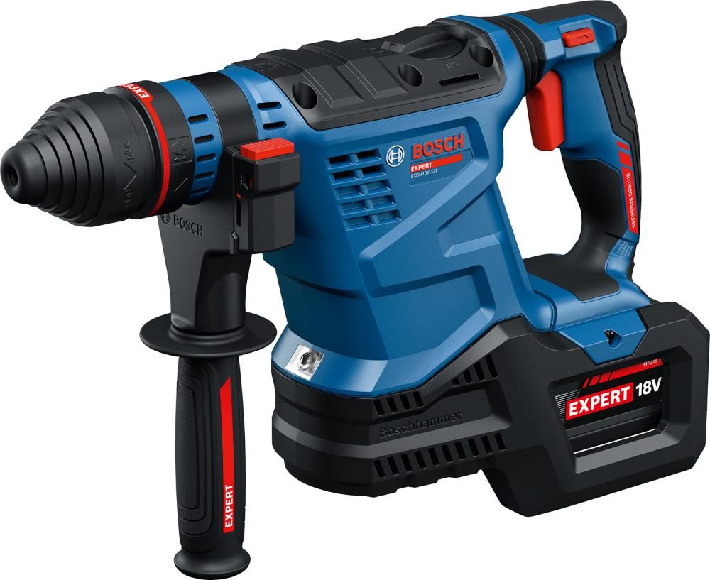 Akku-EXPERT-Bohrhammer EXBH18V-32 F 2xEXBA18V-80 Ladegerät, XL-Boxx