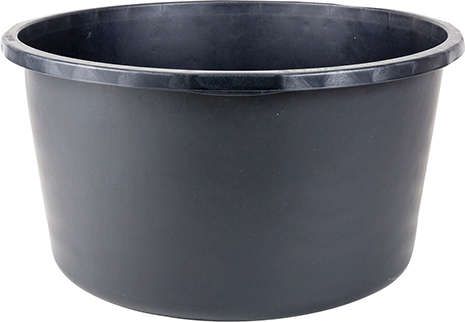 Mörtelkübel 90L schwarz rund, L-Skala