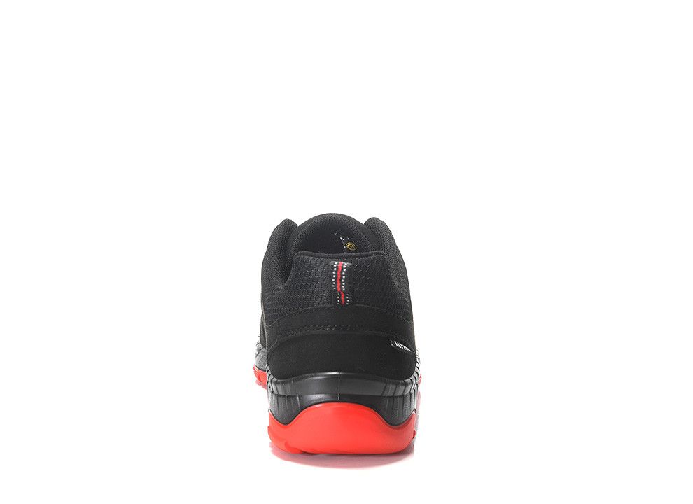 Sicherheitshalbschuh MADDOX Compo BOA® black-red Low ESD S3S, Gr. 34