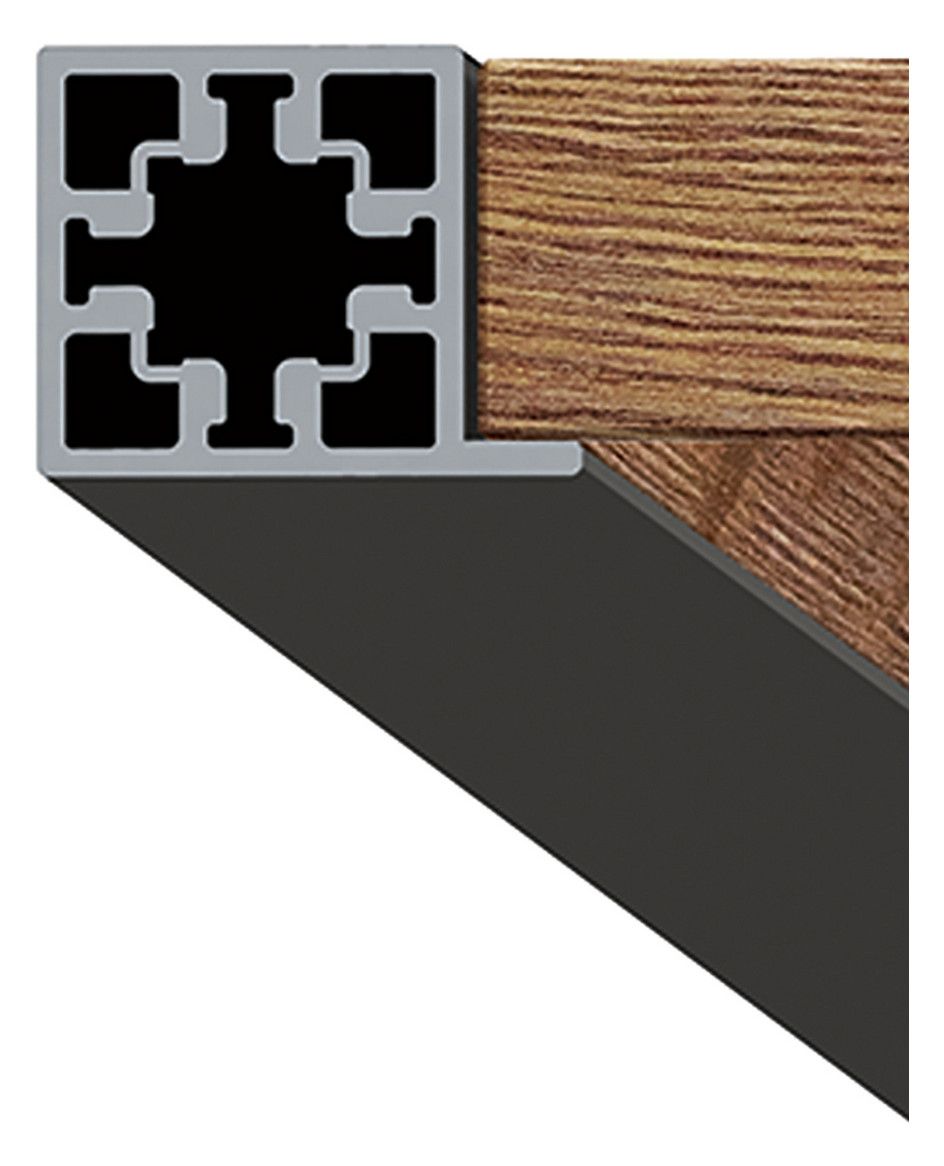 HETTICH CADRO Bodenprofil 16MM EDS OP 3000 MM