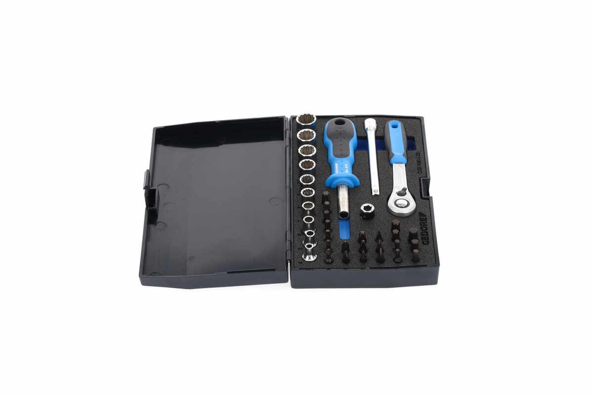 D 20 KMU-20 Steckschlüssel-Satz 1/4" 37-teilig UD-IN-IS-PH-PZ-TX