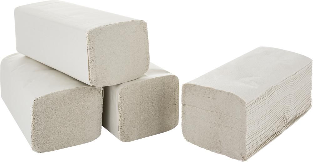 Falthandtücher naturweiß Recyclingpapeier