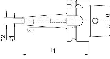 Schrumpffutter Mini DIN69863A Schaft A-63 6x80mm HAIMER