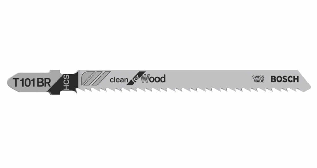 Stichsägeblatt T 101 BR Clean for Wood, 25er-Pack