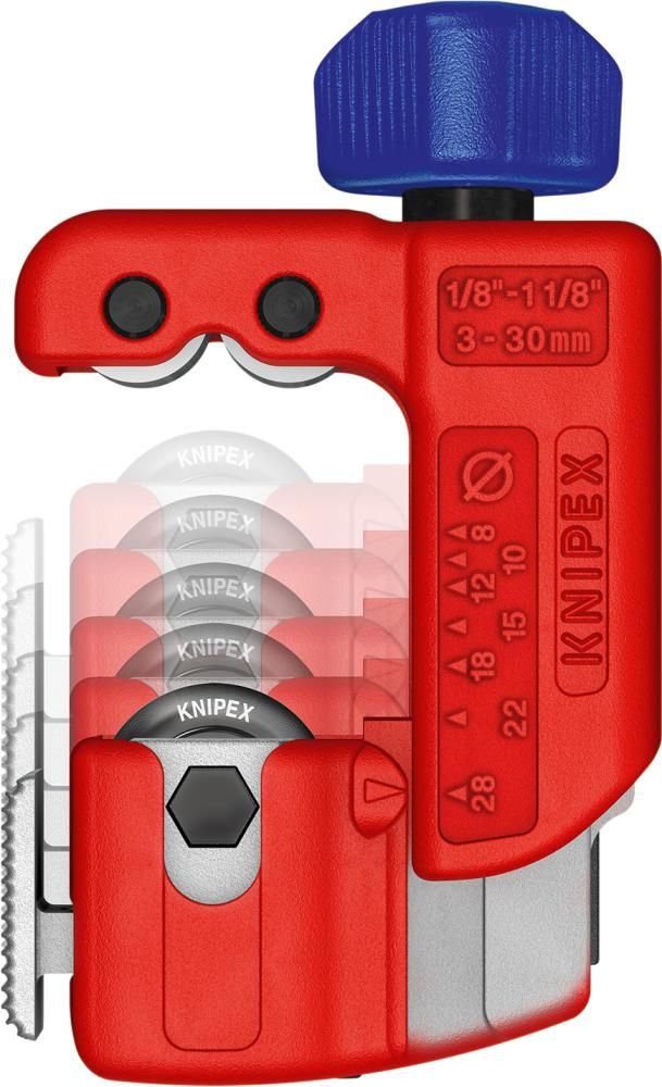 Rohrabschneider f. KupferMessing und Edelstahl 3-30mm KNIPEX