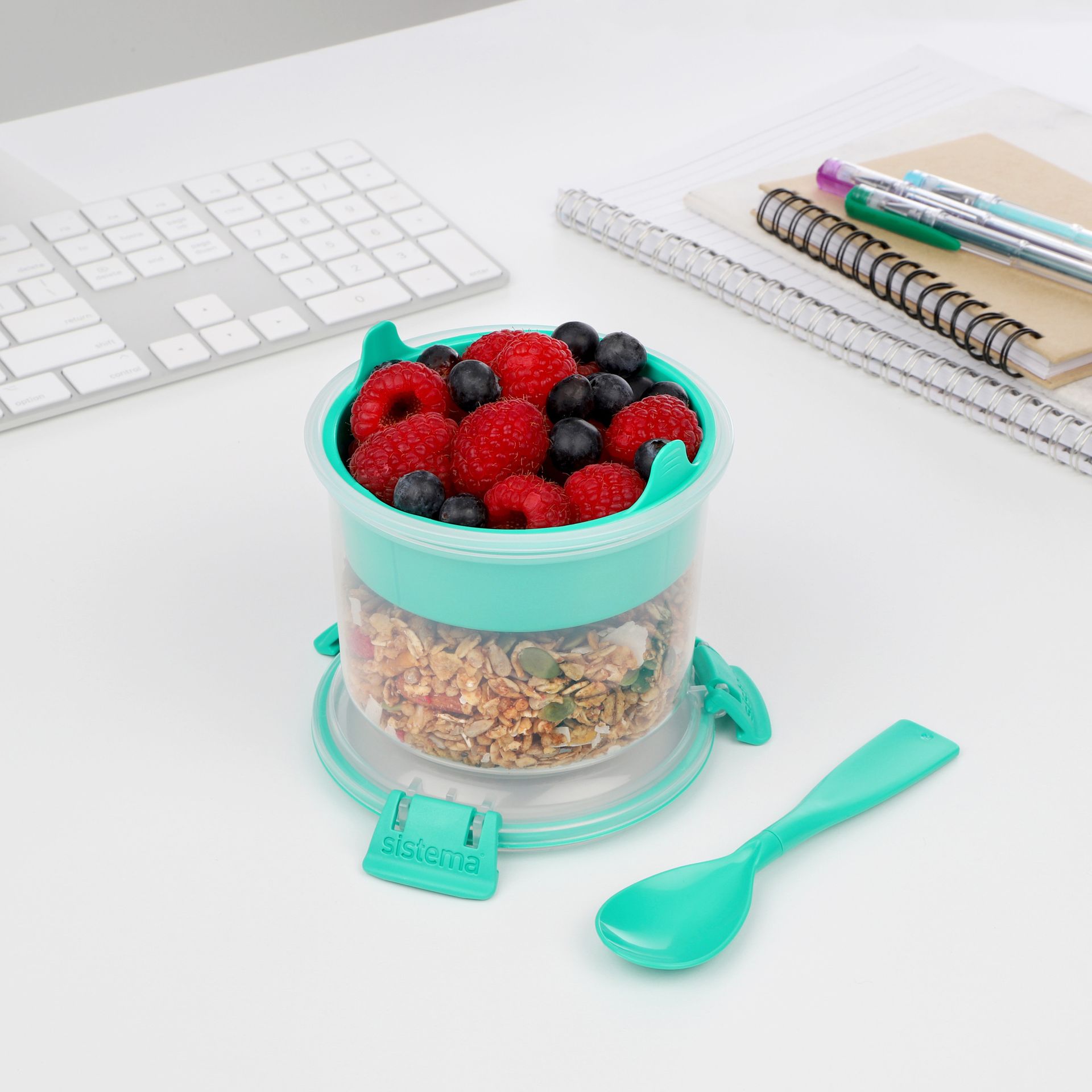 Frischhaltebox Breakfast TO GO 530ml sort