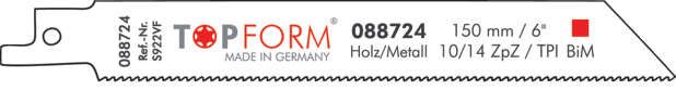 Säbelsägeblätter BiM Holz/Metall S922VF