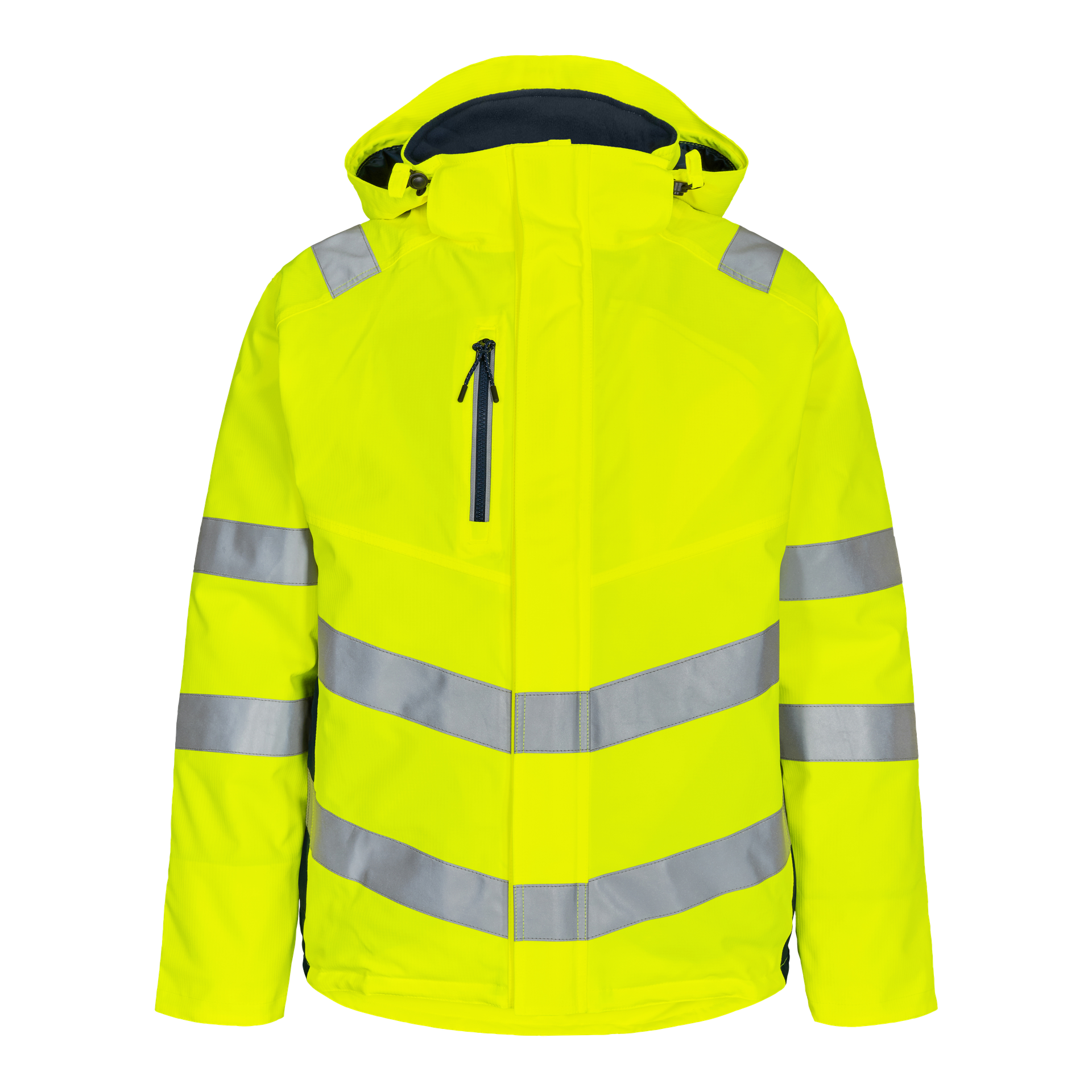 Safety Winterjacke Gelb/Blue Ink, Gr. XS