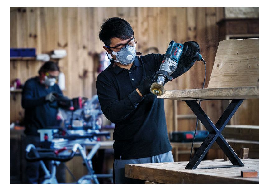 BOSCH Holz-Strukturbürste, vermessingt