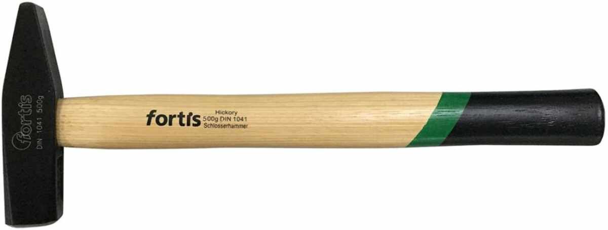 Schlosserhammer DIN1041 mit Hickorystiel 500g FORTIS