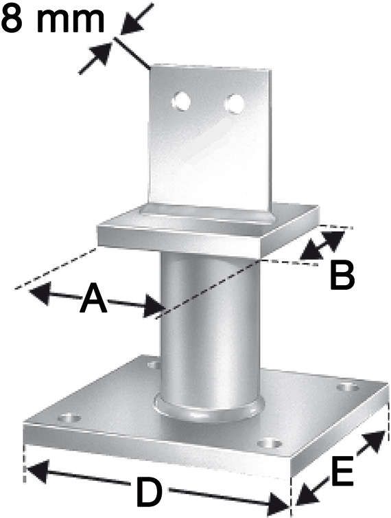 SST Stützenfuß PISBMAxIG-B SIMPSON Strong-Tie