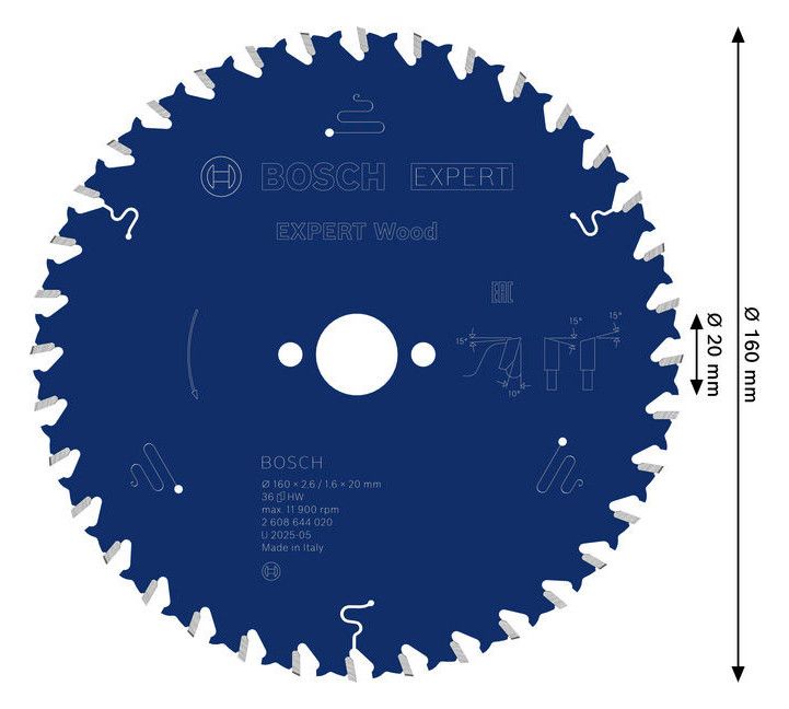 BOSCH HM-Kreissägeblatt, positiv