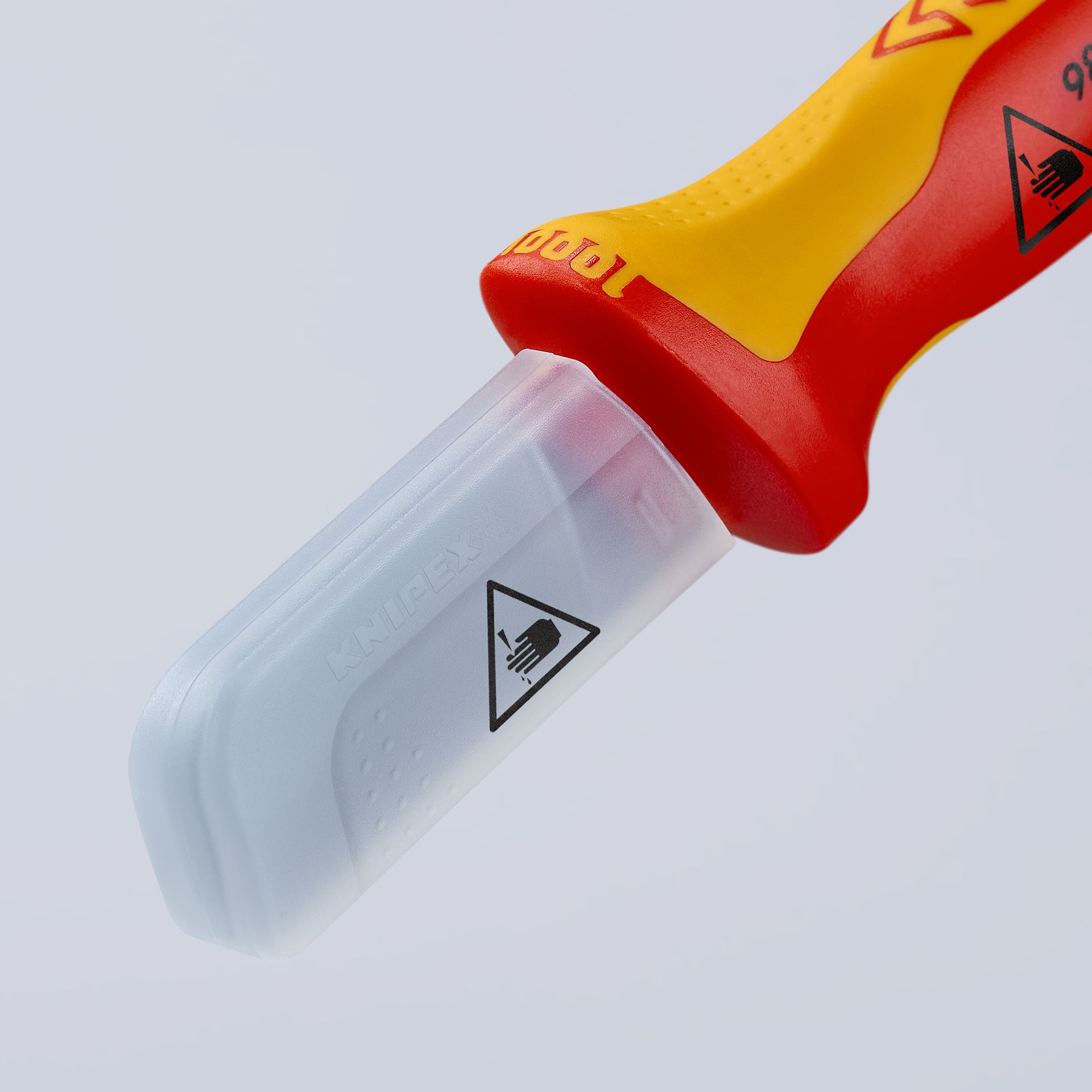 KNIPEX Kabelmesser isolierender Mehrkomponenten-Griff,