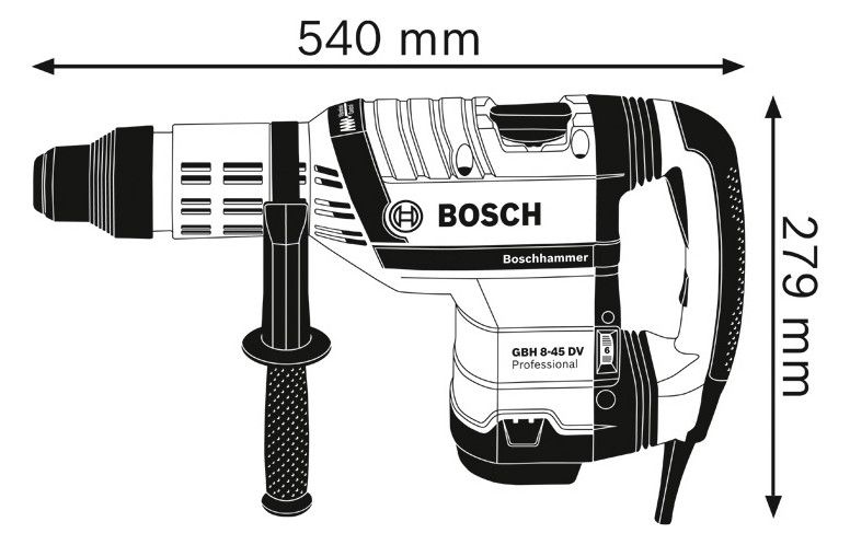 BOSCH Bohrhammer im Koffer