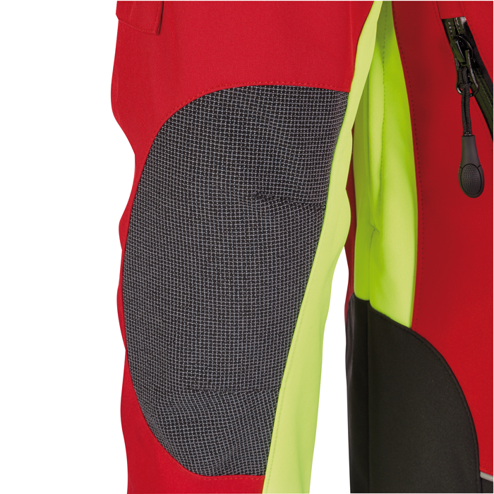 PSS X-treme Softshelljacke Shell rot/gelb - Gr. XL