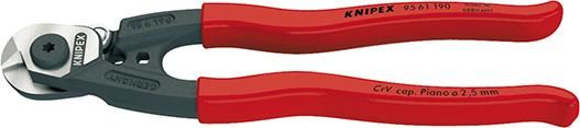 Drahtseilschere mit Kunststoff-Griffen 190mm KNIPEX