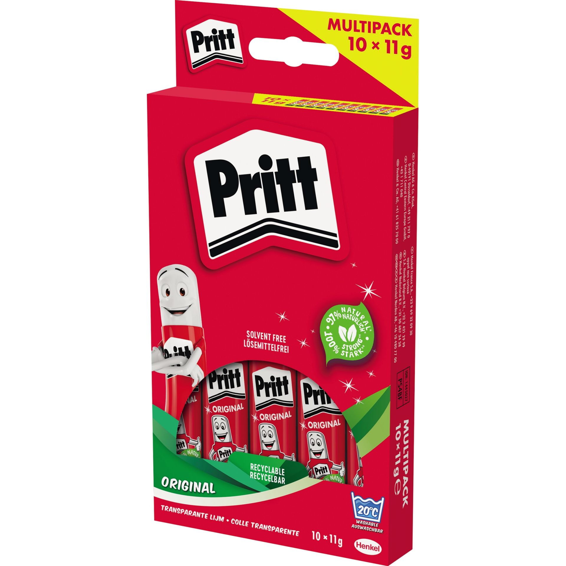 Klebestift 11g Kunststoffhülse 10 St./Pack.