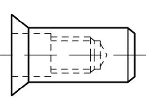 ART 88481 Blindnietmu. geschlossen Alu Seko M 8 / 1,5 - 4,5 S