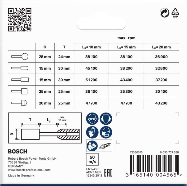 BOSCH ProSteel-Schleifstiftset