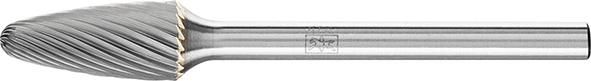 Kleinfrässtift HM Rundbogenform 0613 5 3mm 6x13mm Pferd