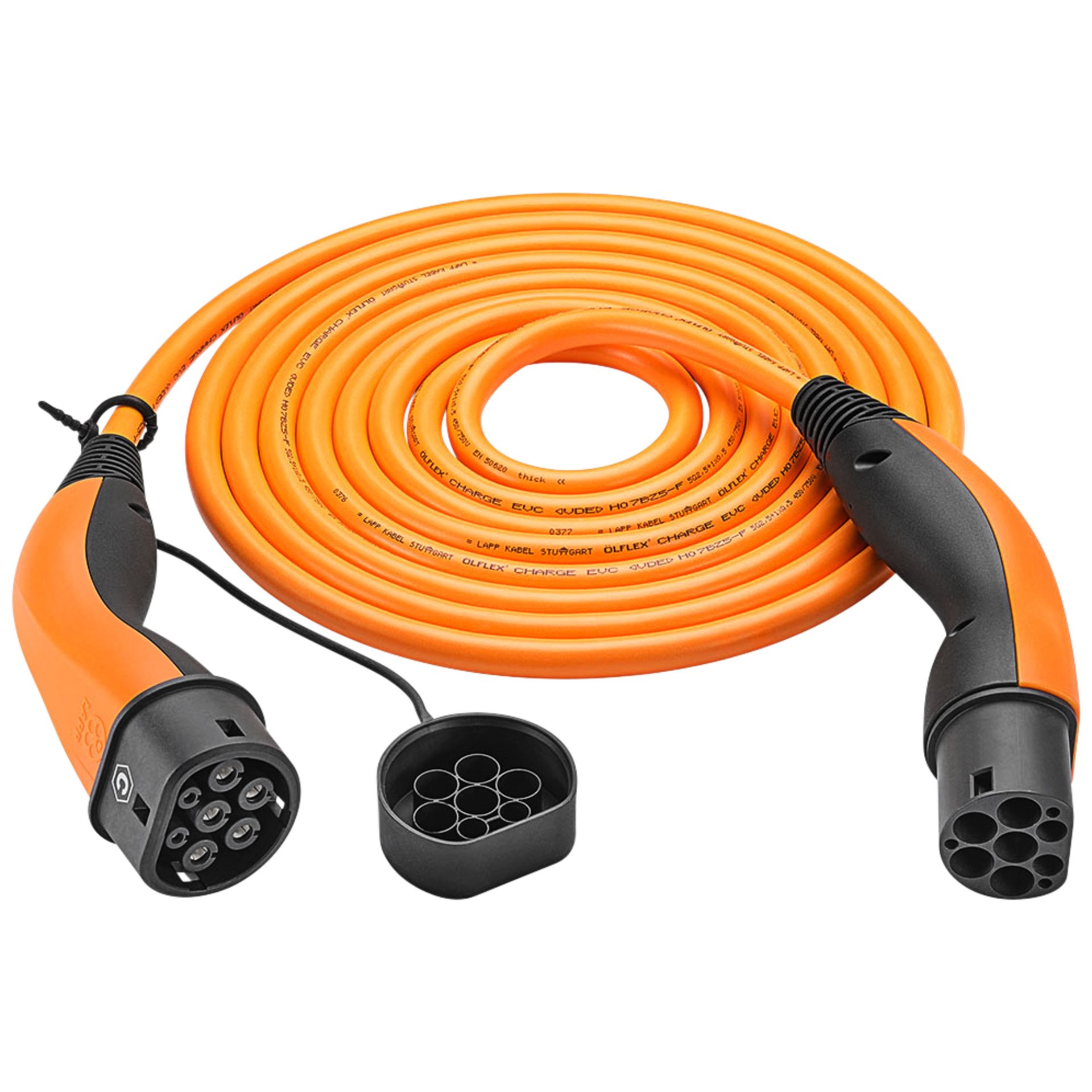 Ladekabel Helix Typ2 22kW 5m orange