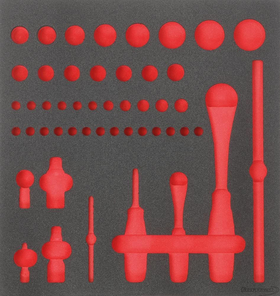Werkzeugmodul 2/3 leer Steckschlüssel 1/4" und 1/2" FORMAT