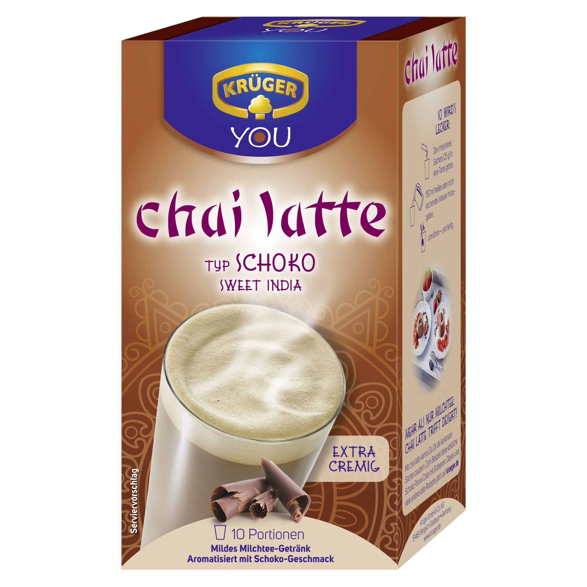 Chai Latte Schoko 10St