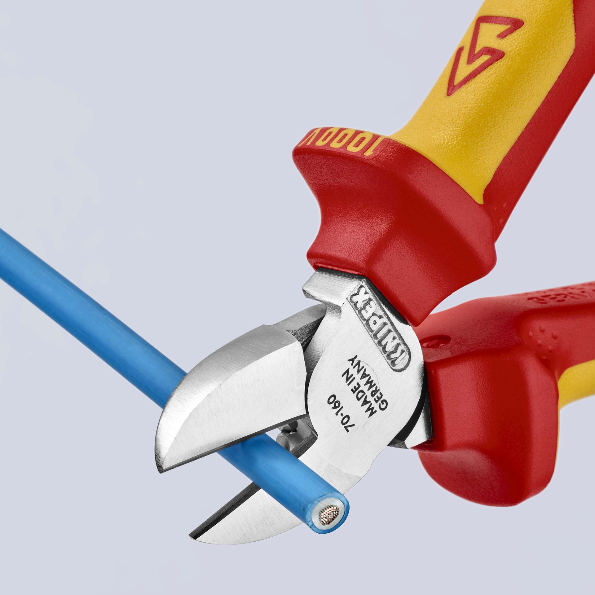 KNIPEX Seitenschneider isoliert mit Mehrkomponenten-Hüllen,