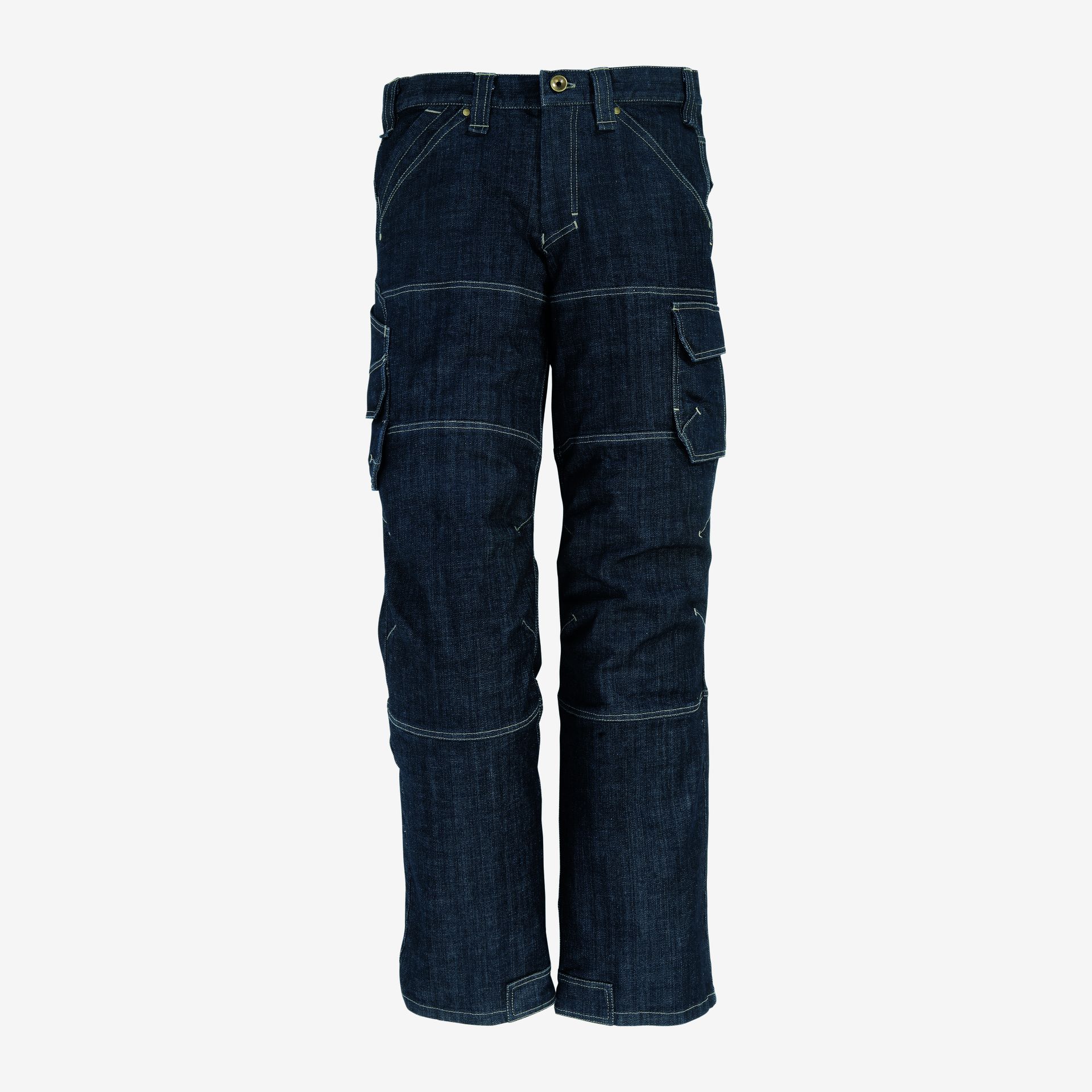 FHB Stretch-Jeans Arbeitshose WILHELM schwarzblau - Gr. 44