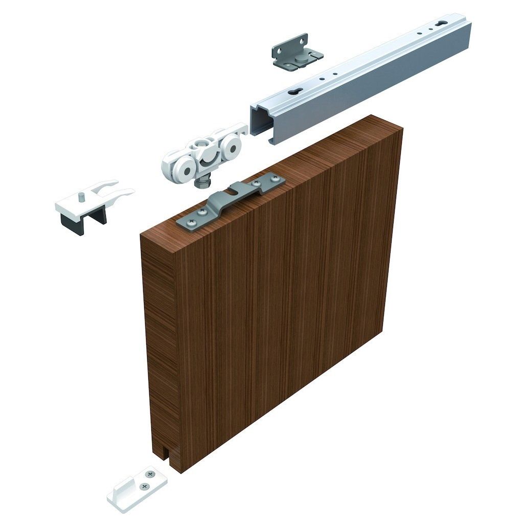 FORMAT Schiebetürgarnitur mit 2 SmartStops, 80kg