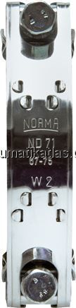 Gelenkbolzenschelle 2-teilig, 59 - 67 mm, 1.4016 (W2)