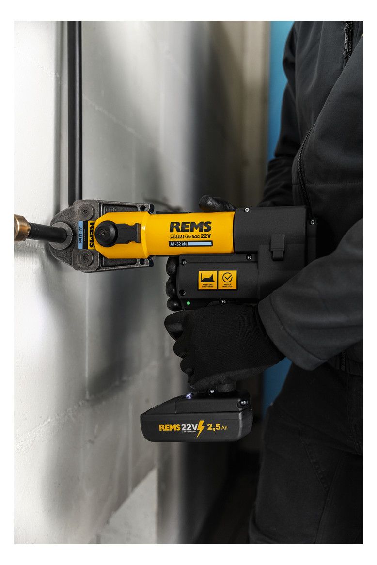 REMS Akku-Hybrid-Radialpresse im Koffer