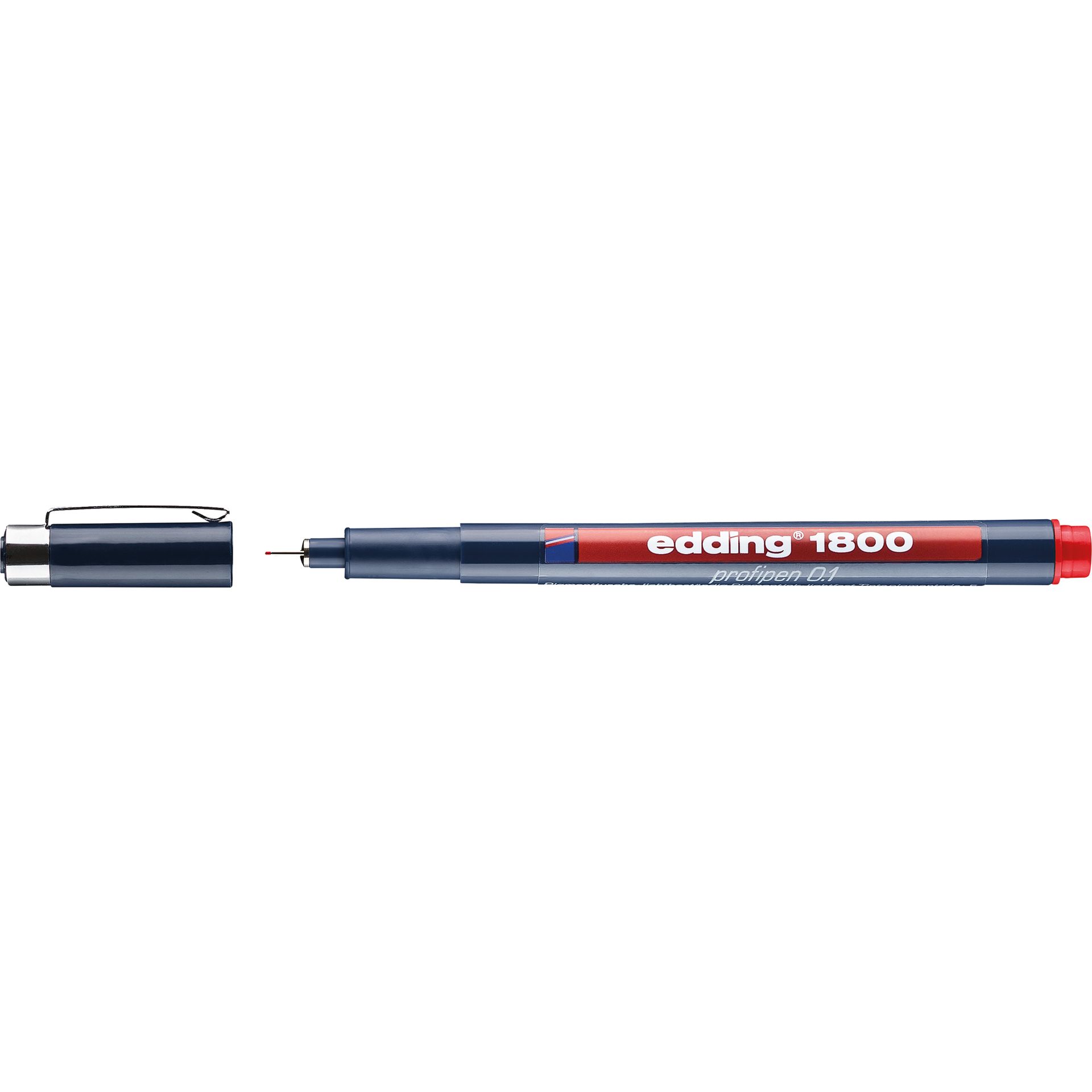 Feinschreiber 1800 profipen 0,25mm rot