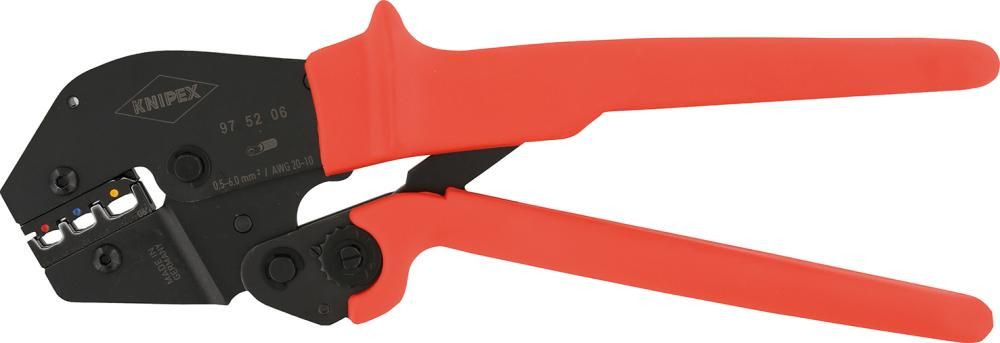 Crimp-Hebelzange 0,5-6qmm isoliert KNIPEX