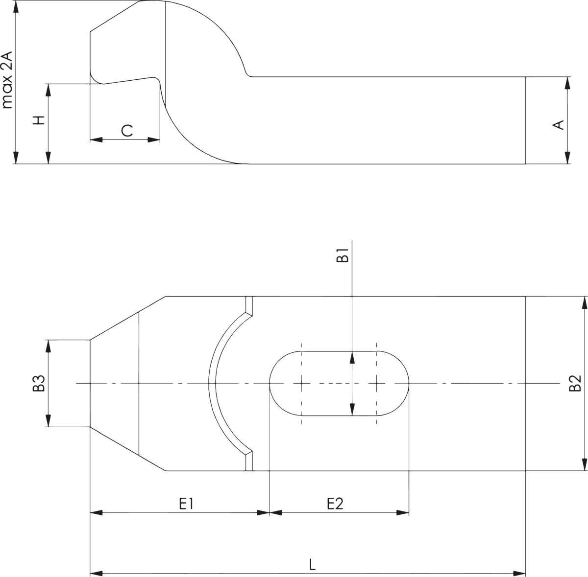 Spanneisen DIN6316 11x100 mm AMF