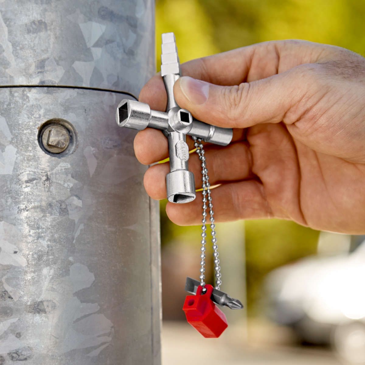 KNIPEX 00 11 04 Profi-Key für gängige Absperrsysteme 90 mm (SB-Karte/Blister)
