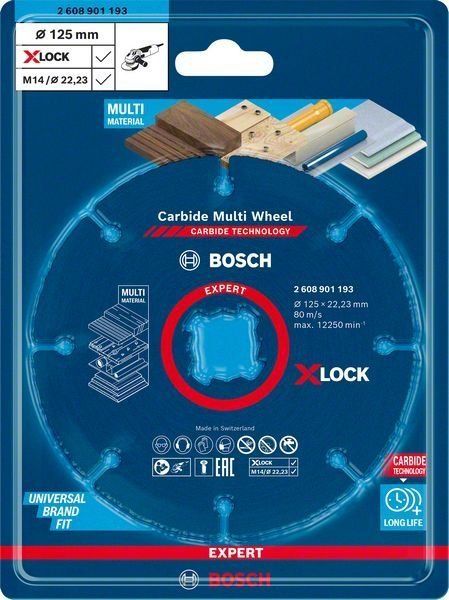 Bosch EXPERT Carbide Multi Wheel X-LOCK Trennscheibe