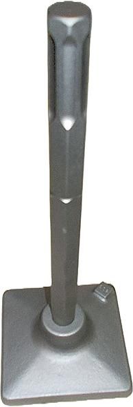 Platte geschmiedet inkl. Adapter 120x120x320mm Hex. 22 mm mit 6 Nuten HILTI TE-S 805 / 905