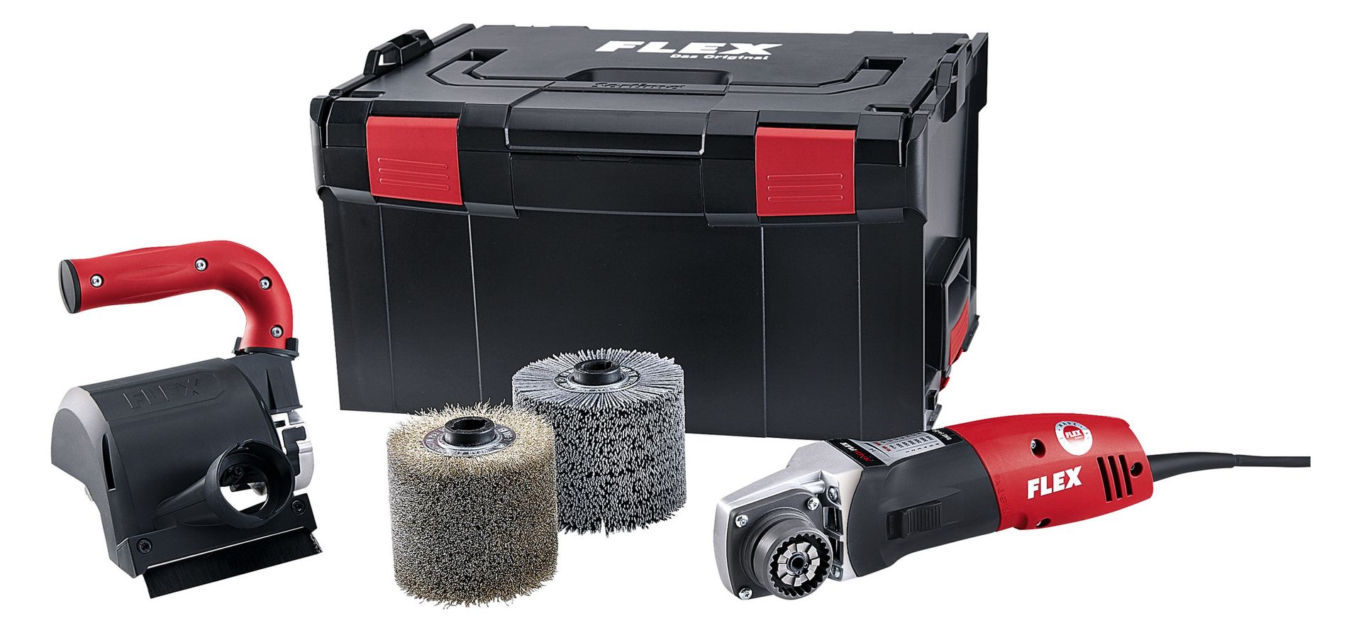 FLEX Satiniermaschine im Koffer