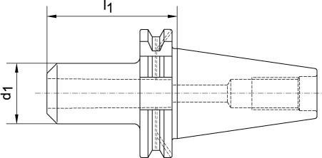 Spannfutter HG DIN ISO 7388-1ADB SK40 2-8mm HAIMER HAIMER