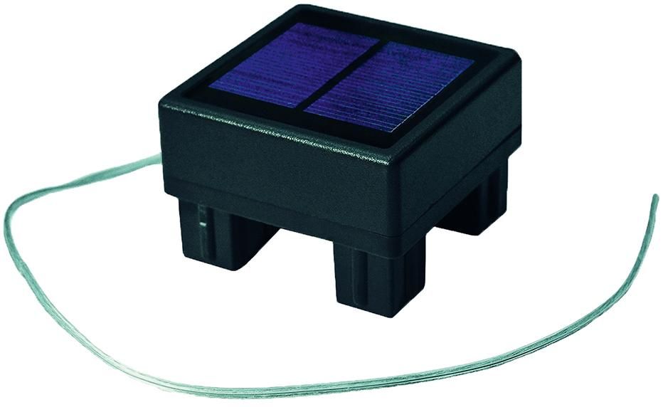 GOTLAND 20x10x1795mm LED-Zwischenleiste inkl. Solarpfostenkappe WPC-Steckzaunsystem