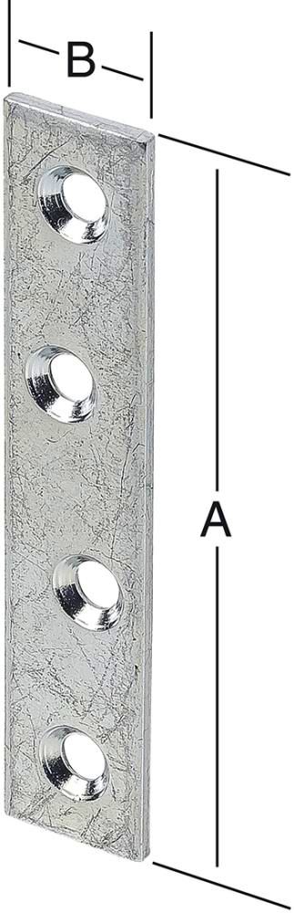 Verbindungsbleche 80x15mmNr. 183080Z VORMANN