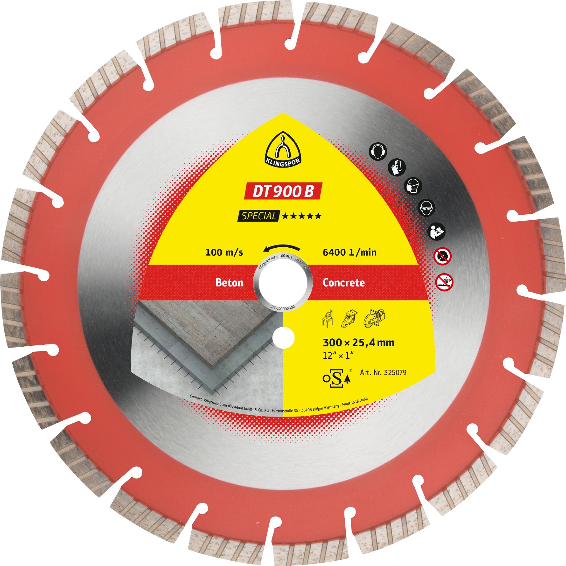 Klingspor DT 900 B Diamanttrennscheiben