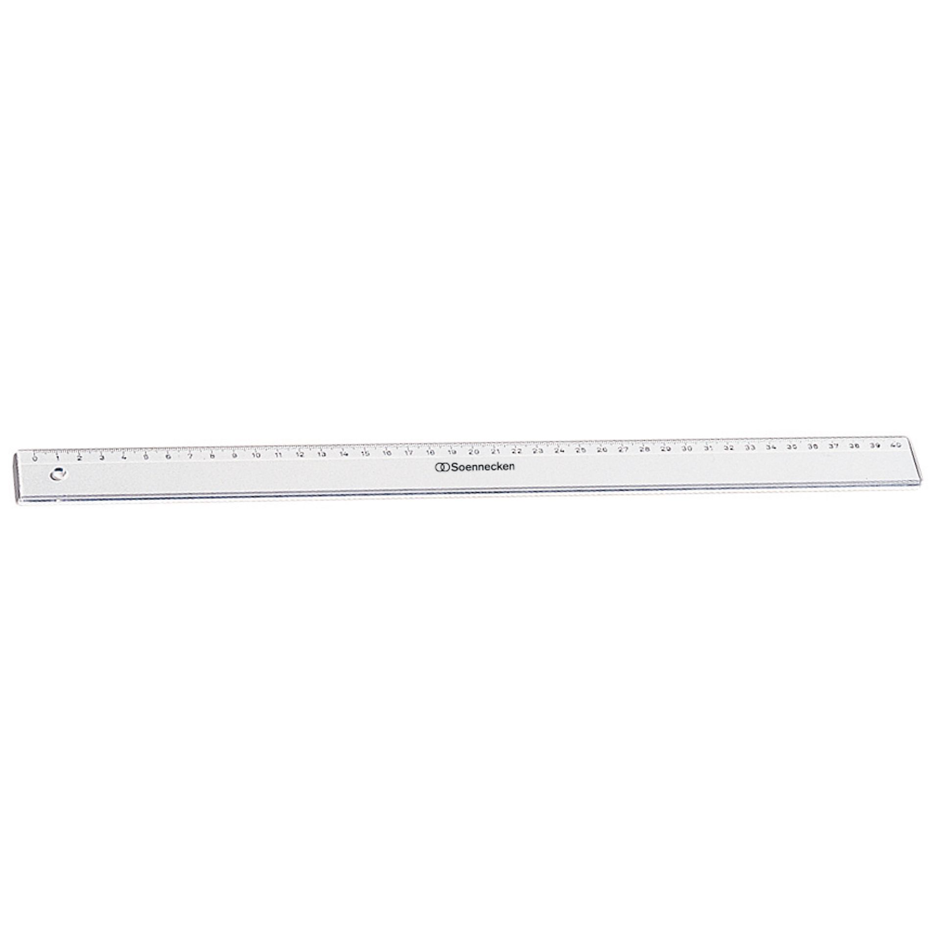Lineal 40cm Kunststoff transparent