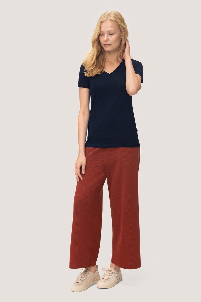 HAKRO Damen V-Shirt Stretch 172